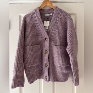 Zara Lilac Cardigan S